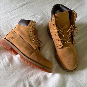 Timberland Wheat Nubuck Lace-Up Work Boots